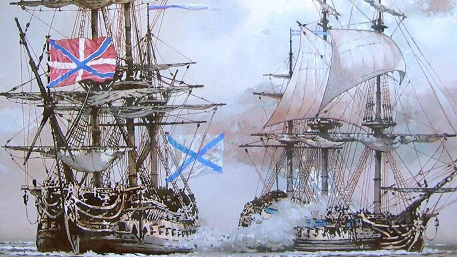 В Херсоне спущен на воду первенец Черноморского флота России 66-пушечный линейный корабль «Слава Екатерины»