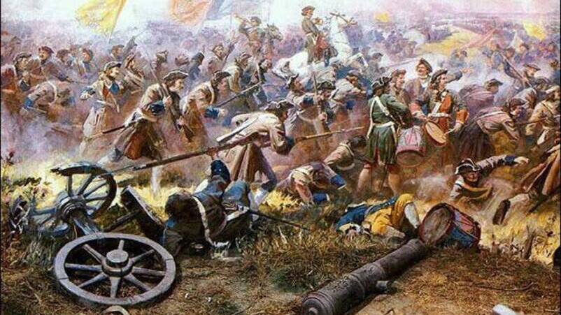 Русская армия разгромила основные силы шведов в битве у Оравайса