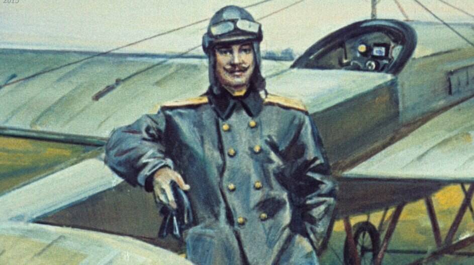 Над Киевом на высоте 600 м летчик Нестеров первым в мире выполнил «мертвую петлю»