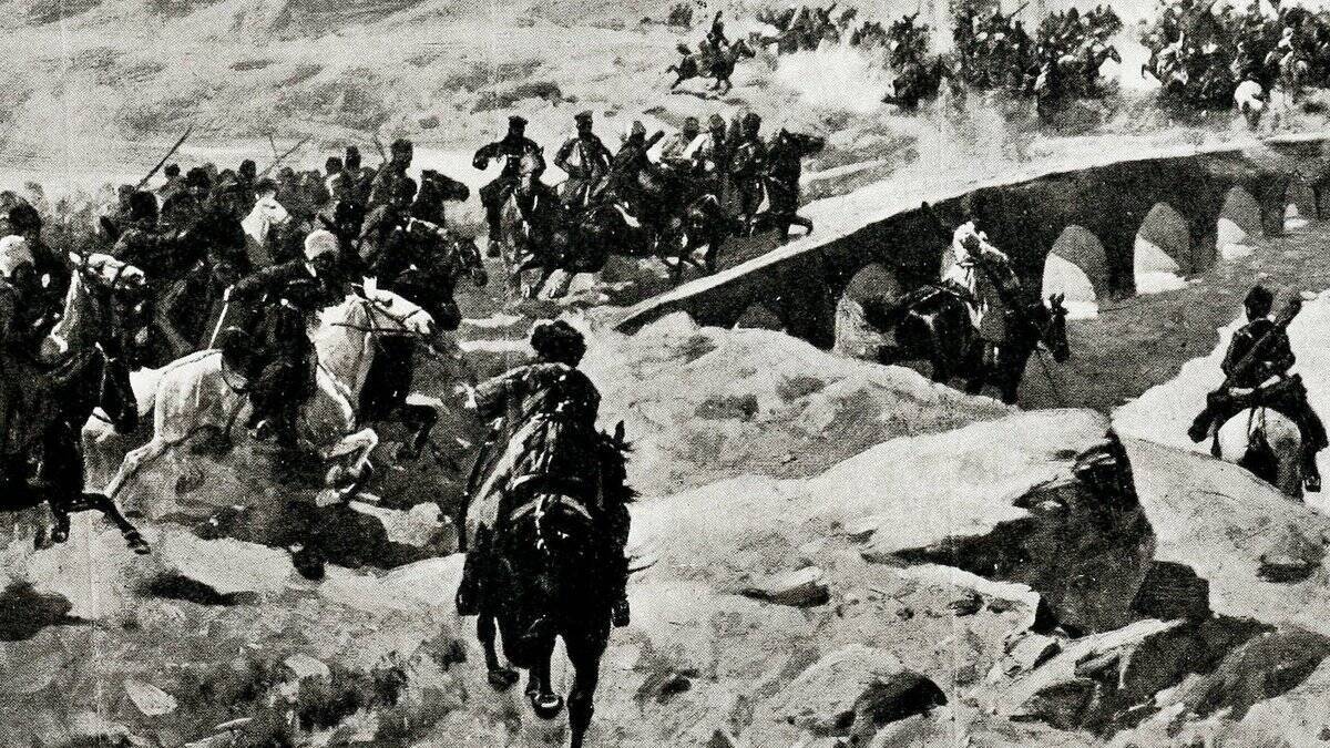 Бой с афганцами при Таш-Кепри у р.Кушка