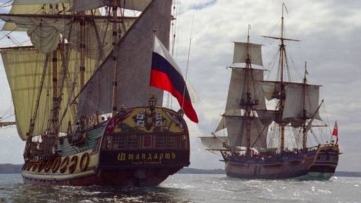 По указу Петра I заложен первый парусный фрегат Балтийского флота