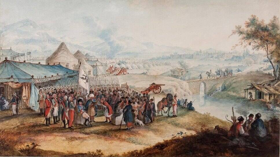 Из Кизляра на Дербент выступил Каспийский корпус генерал-аншефа Зубова