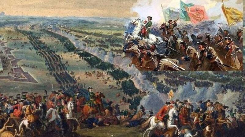 Разгром шведов Петром I под Полтавой