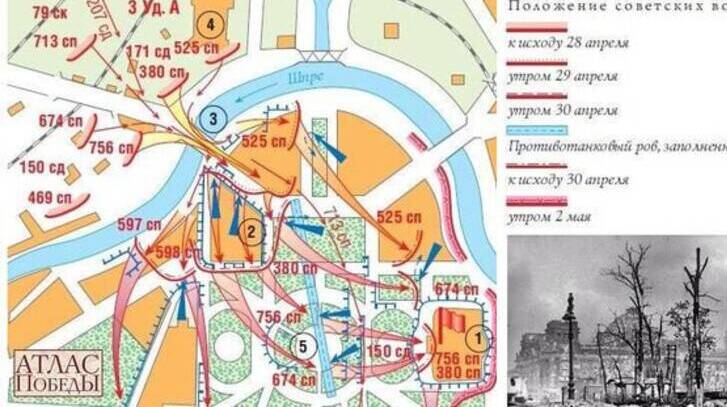 В центре Берлина начались бои за Рейхстаг