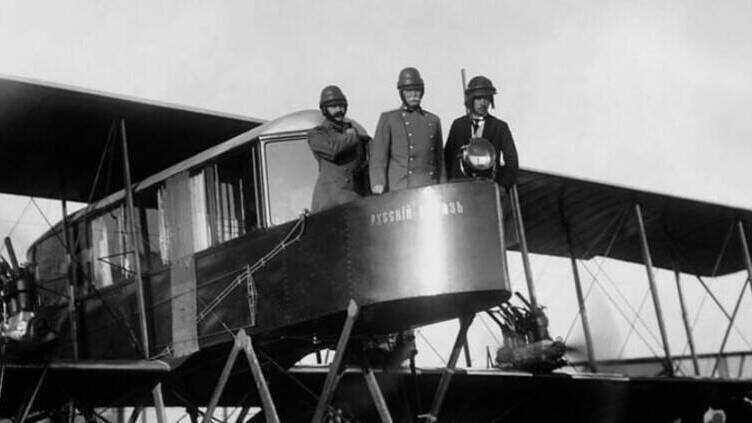 Первый полет «Русского витязя» (первый 4-моторный самолет)