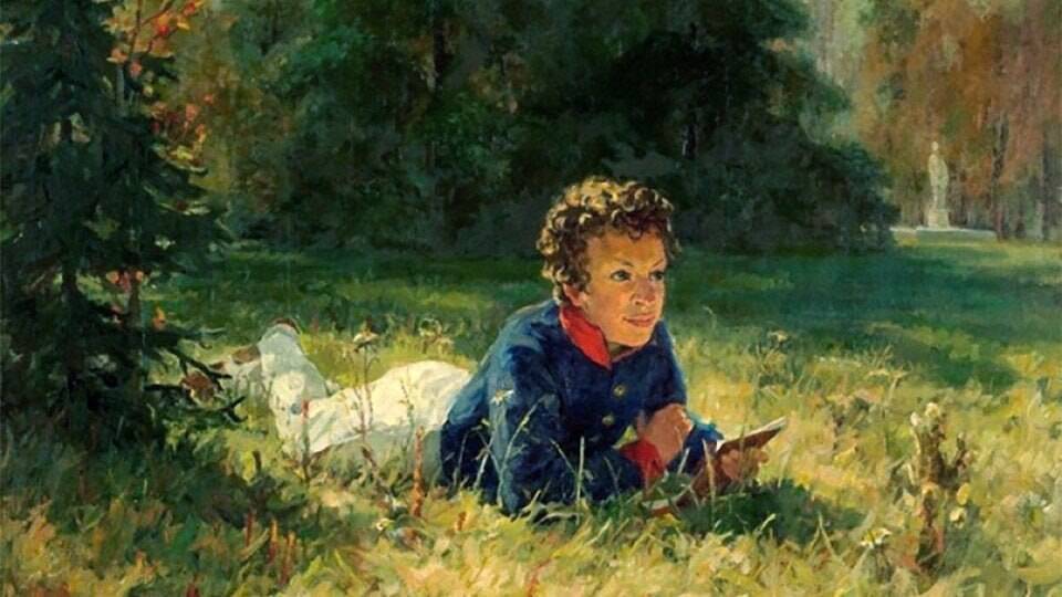 Первое напечатанное стихотворение 15-летнего Александра Пушкина «К другу стихотворцу»