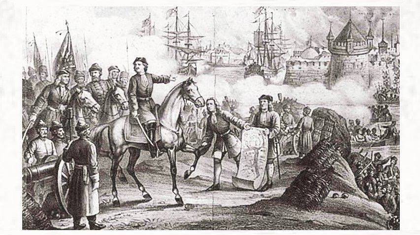 Константинопольский мир с Турцией по итогам Азовских походов