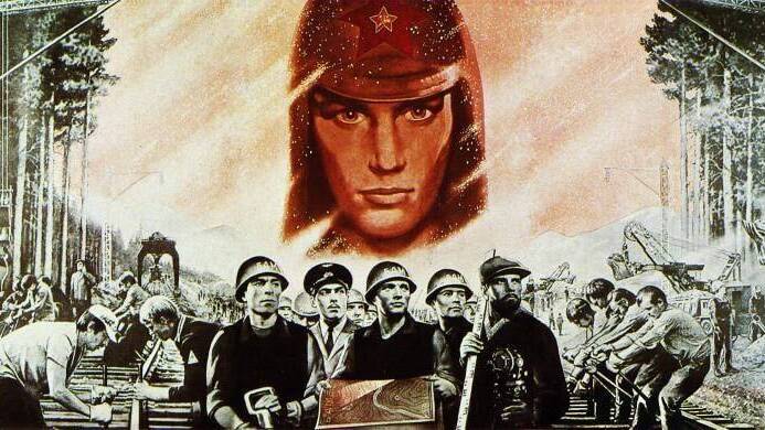 Первый молодежный ударный отряд имени XVII съезда ВЛКСМ отправился на БАМ