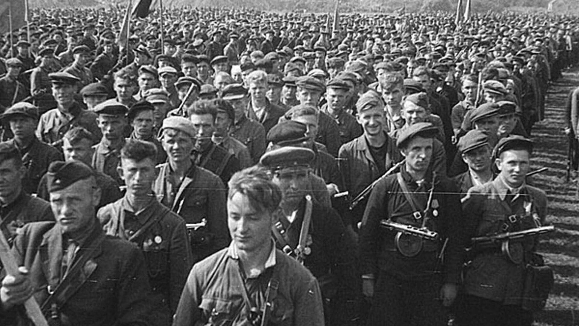 В Минске состоялся парад партизанских соединений Белоруссии