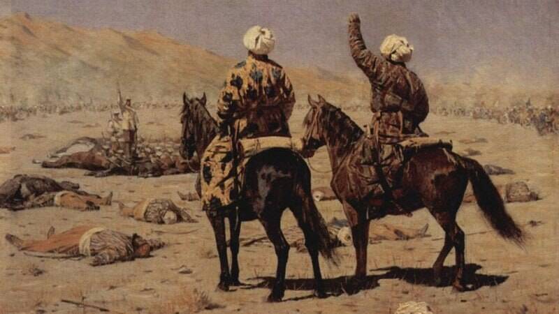 Сражение под Кызыл-Арватом между отрядом полковника Навроцкого и туркменским ополчением