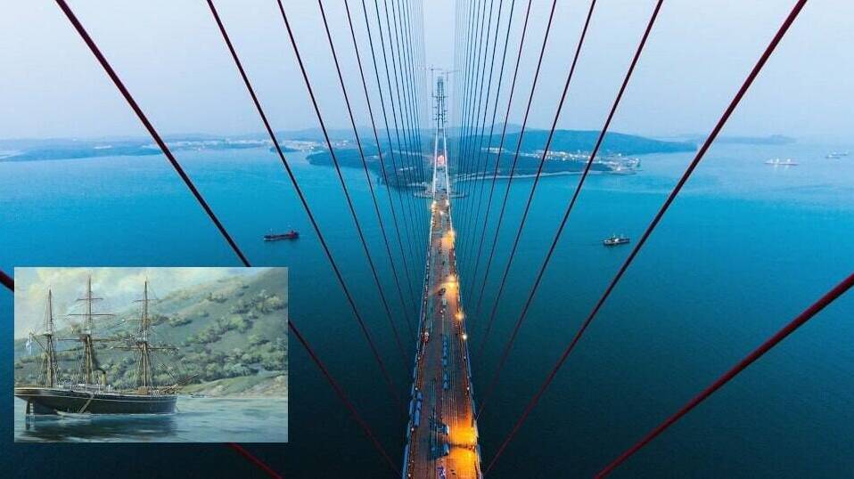 На берегу бухты Золотой Рог командой русского парусника «Маньчжур» основан военный пост