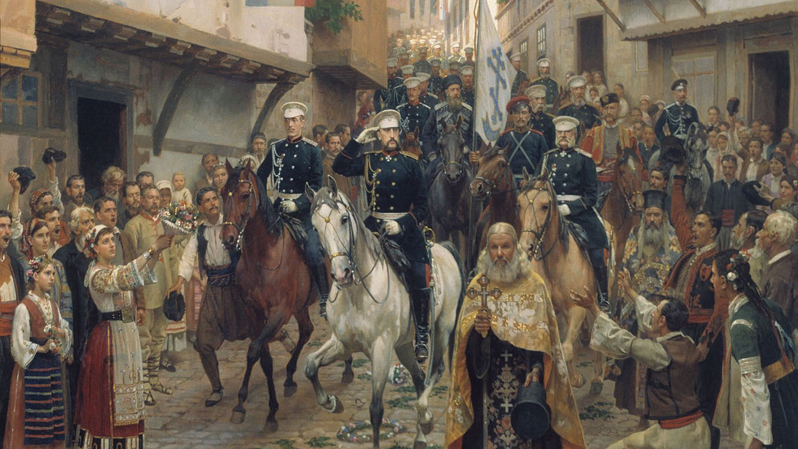 Русские войска генерала Гурко освободили от турок древнюю столицу Болгарии