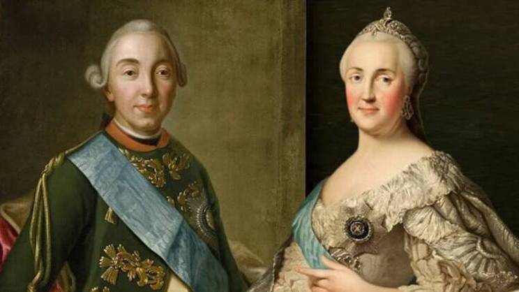 Екатерина II свергла Петра III