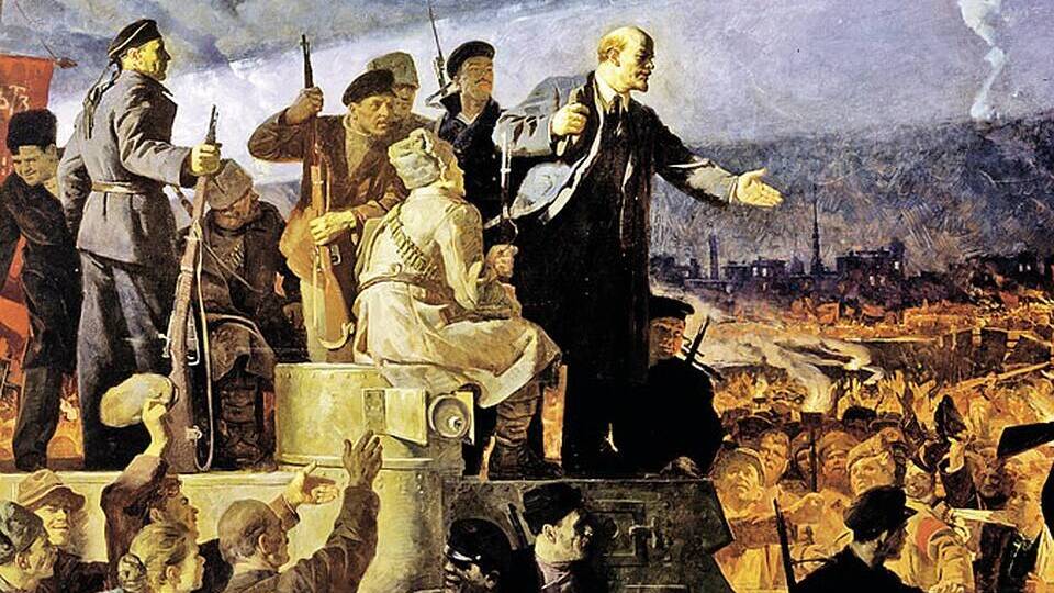 В революционный Петроград из Швейцарии через Германию, Швецию и Финляндию приехал Ленин