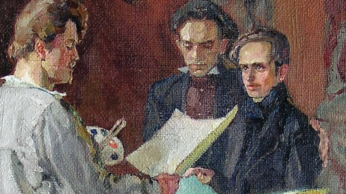 Стараниями Жуковского, Брюллова и др. «москалей» Тарас Шевченко выкуплен из крепостных