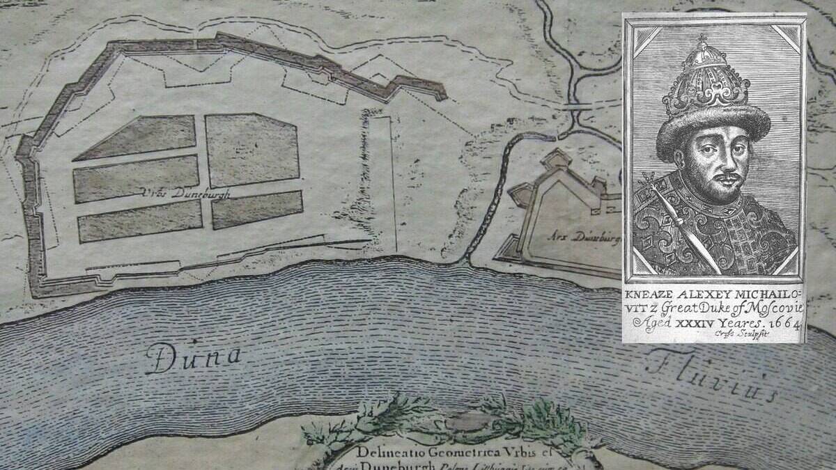 Русское войско царя Алексея Михайловича взяло шведскую крепость Динабург