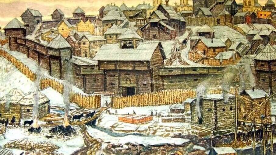 Строительство 1-го Московского Кремля