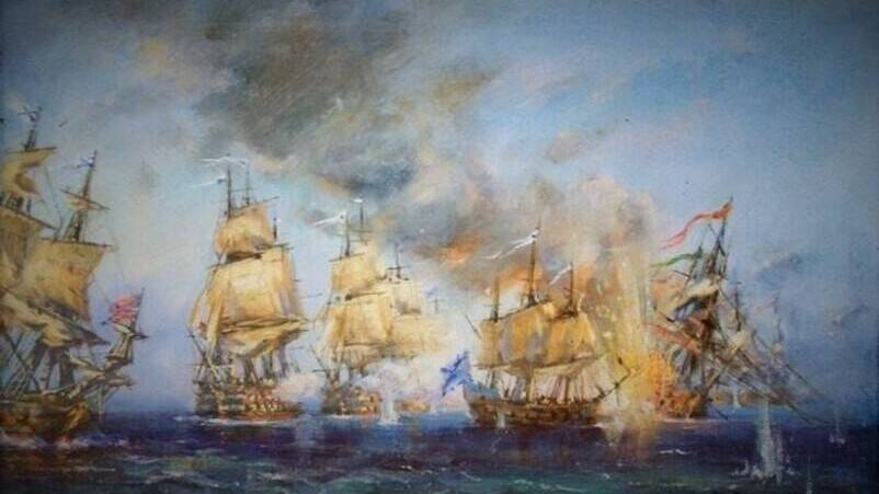 Эскадра Ушакова разгромила турецкий флот в Керченском сражении