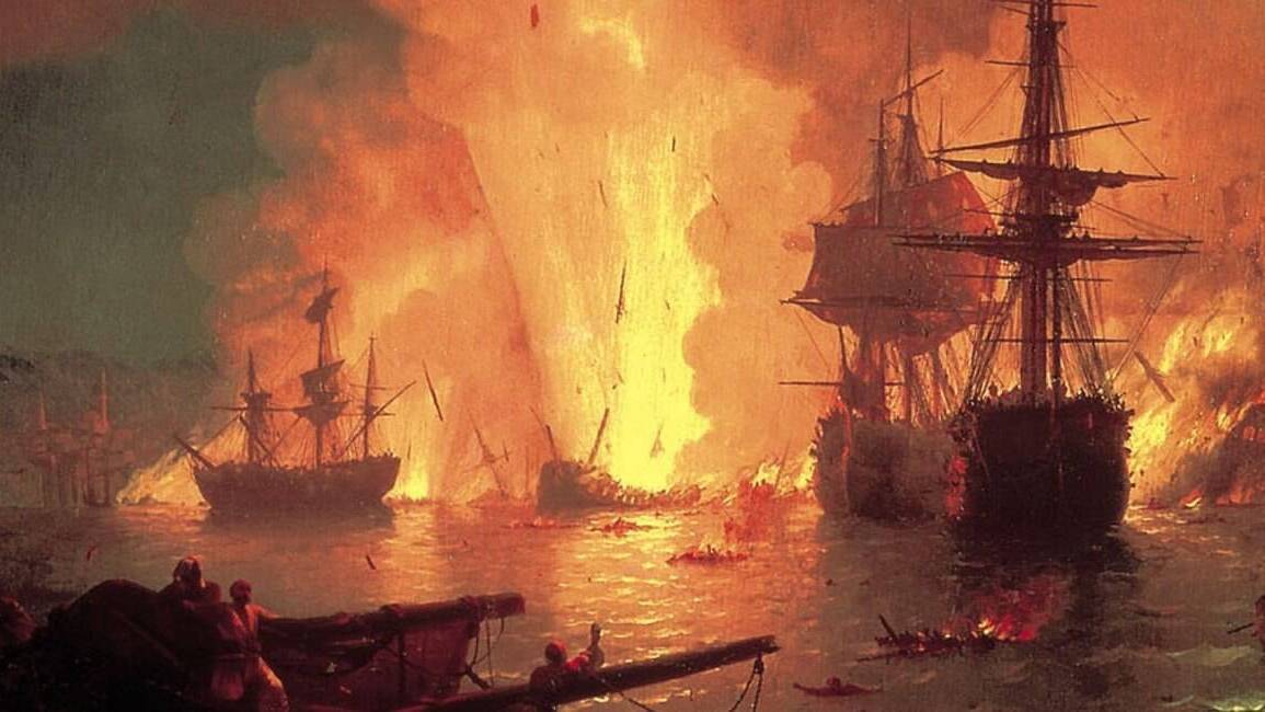 Эскадра Спиридова двинулась из Балтийского моря в Средиземное