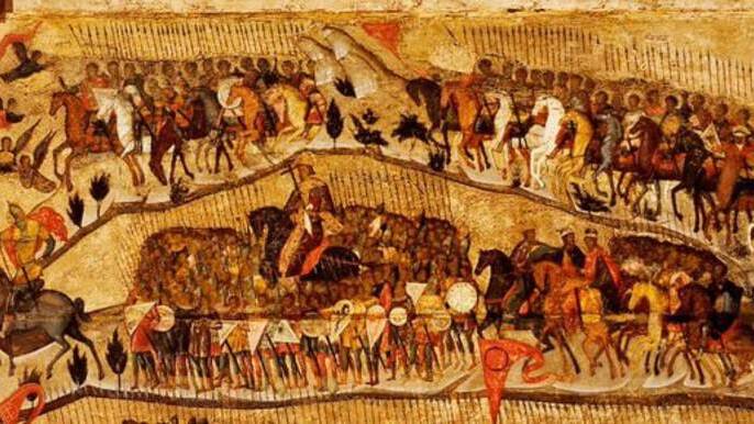 Полководцы Ивана Грозного завершили разгром 120-тысячного войска крымского хана в битве при Молодях