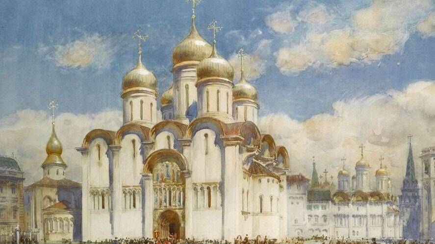 В Московском Кремле освящен Успенский собор