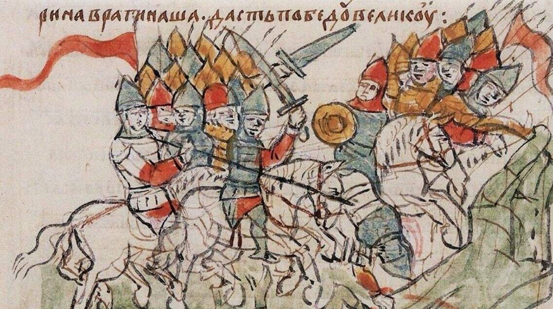 Русскими дружинами разгромлено половецкое войско хана Кобяка