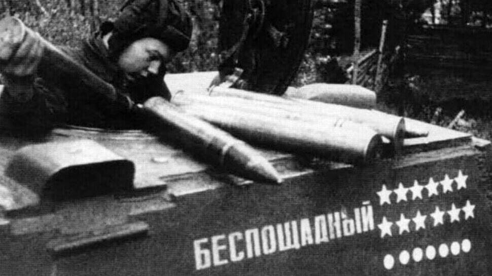 Танк КВ-1 Хорошилова с личным именем «Беспощадный» уничтожил 28 единиц немецкой техники