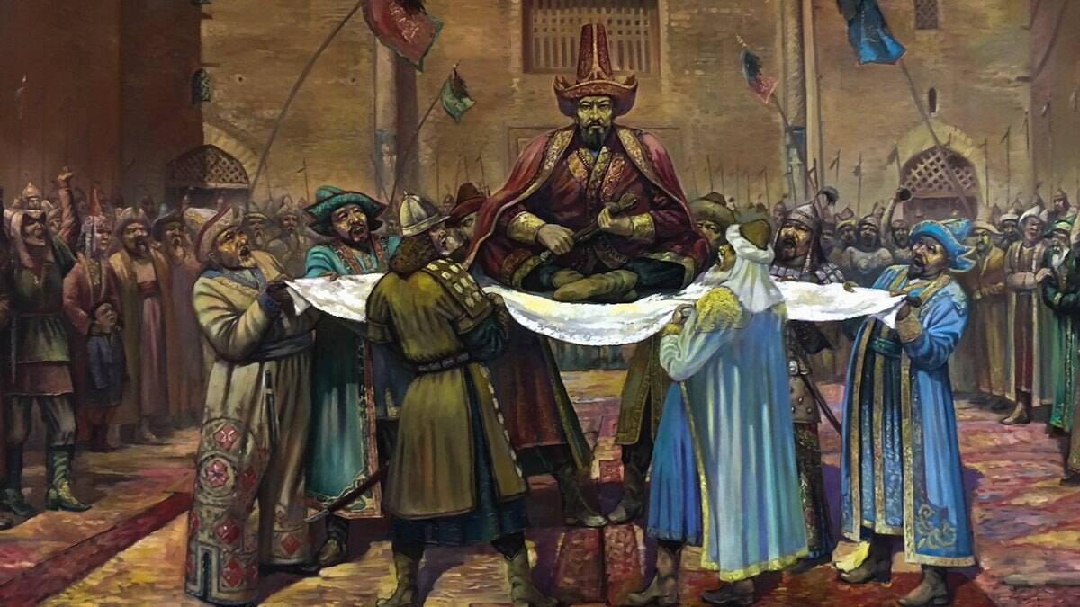 Войско Тамерлана, шедшее на Москву, без видимых причин покинуло пределы Руси