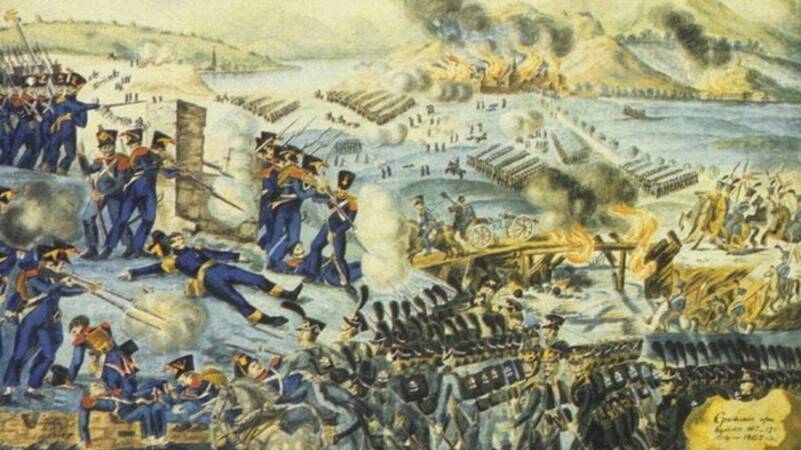 Сражение под Кульмом в Богемии