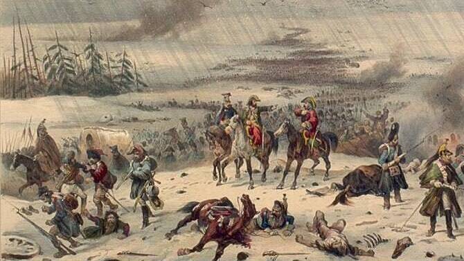 Русские выбили французов из Ельни