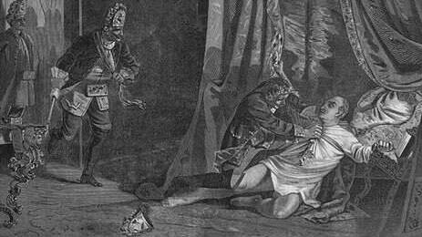 По приказу фельдмаршала Миниха арестован Бирон – регент императора Ивана Антоновича