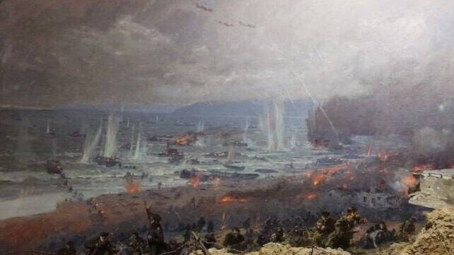 Во время шторма началась переброска десантных групп в Крым через Керченский пролив