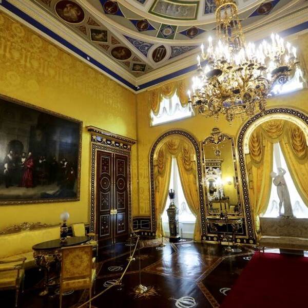 В Царском Селе отреставрировали Лионский зал Екатерининского дворца