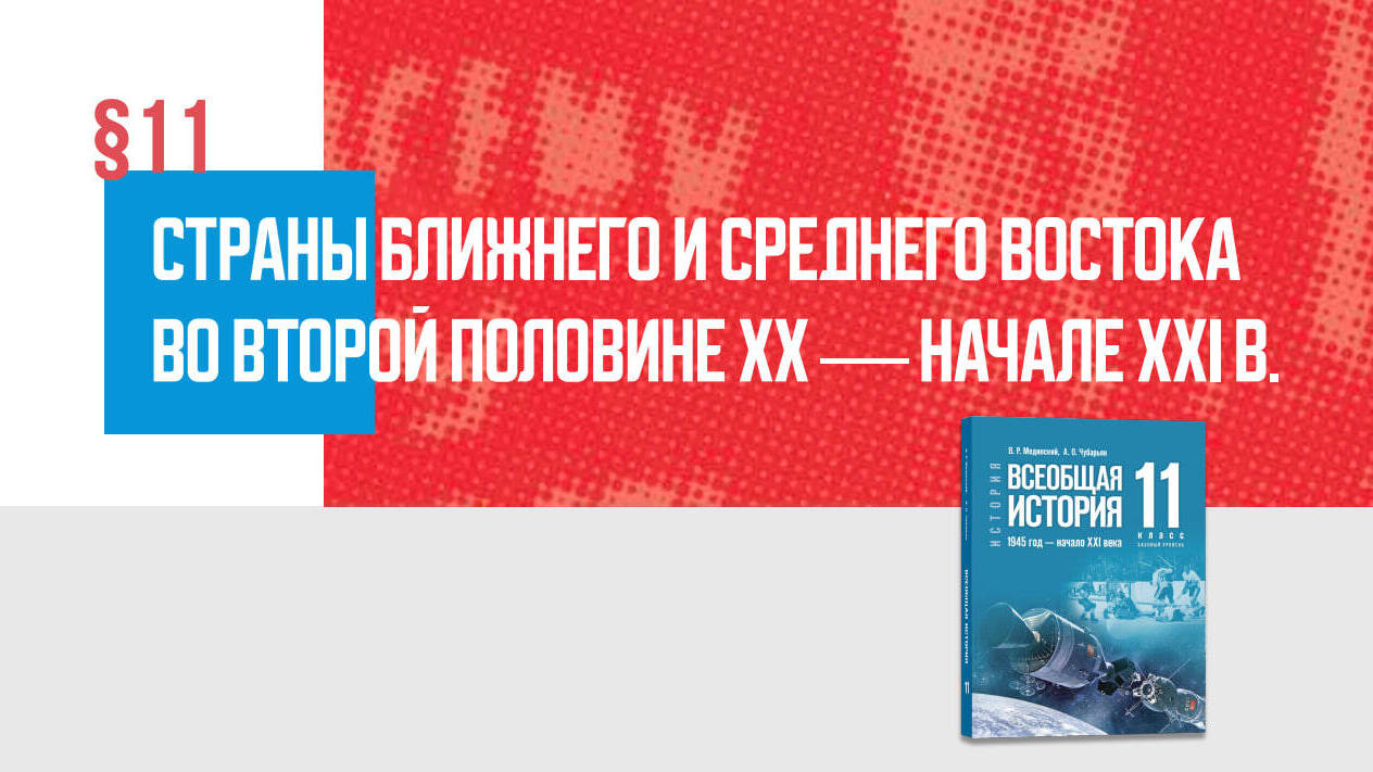 Страны Ближнего и Среднего Востока во второй половине XX — начале XXI в.