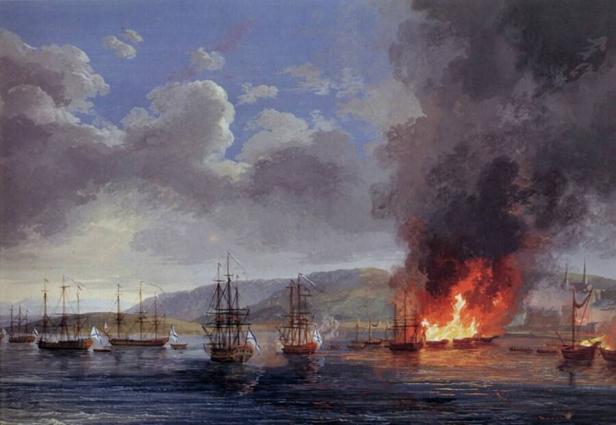 Битвы и сражения: Чесменское сражение