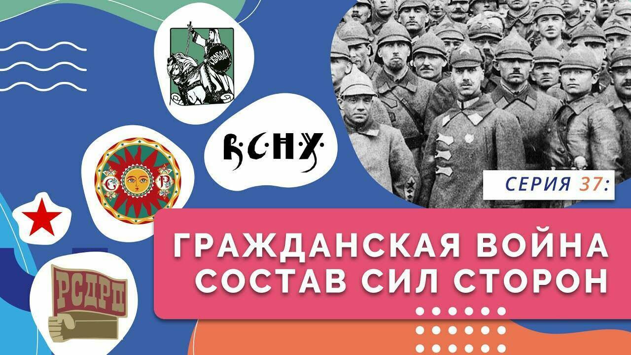 Гражданская война. Состав сил сторон