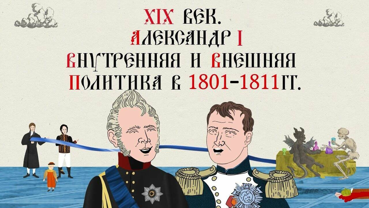 XIX ВЕК. АЛЕКСАНДР I. ВНУТРЕННЯЯ И ВНЕШНЯЯ ПОЛИТИКА В 1801-1811 ГГ. Русская История