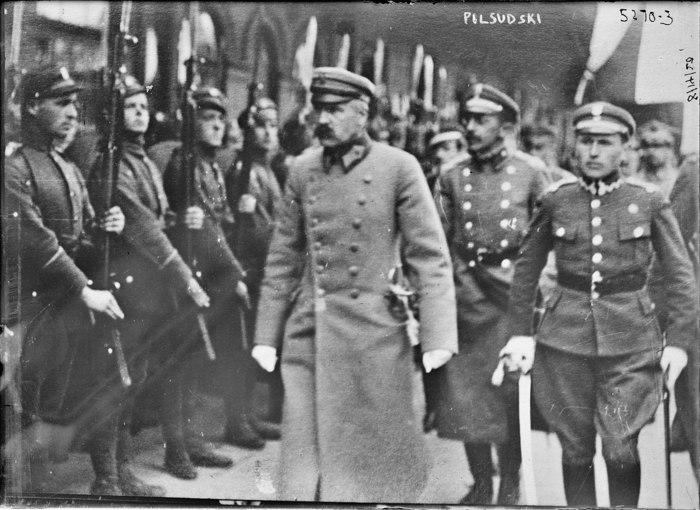 Ю. Пилсудский в Минске.