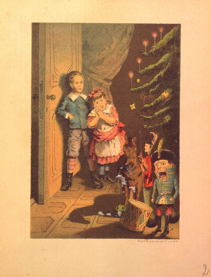 Сказка про Щелкуна и Мышинаго Царя. Э. Гофман. Илл. В. Маковский. 1903 г.