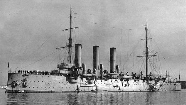  Крейсер «Аврора» на Балтике. 1909