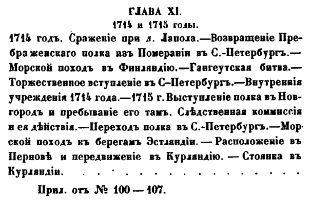 История Преображенского полка