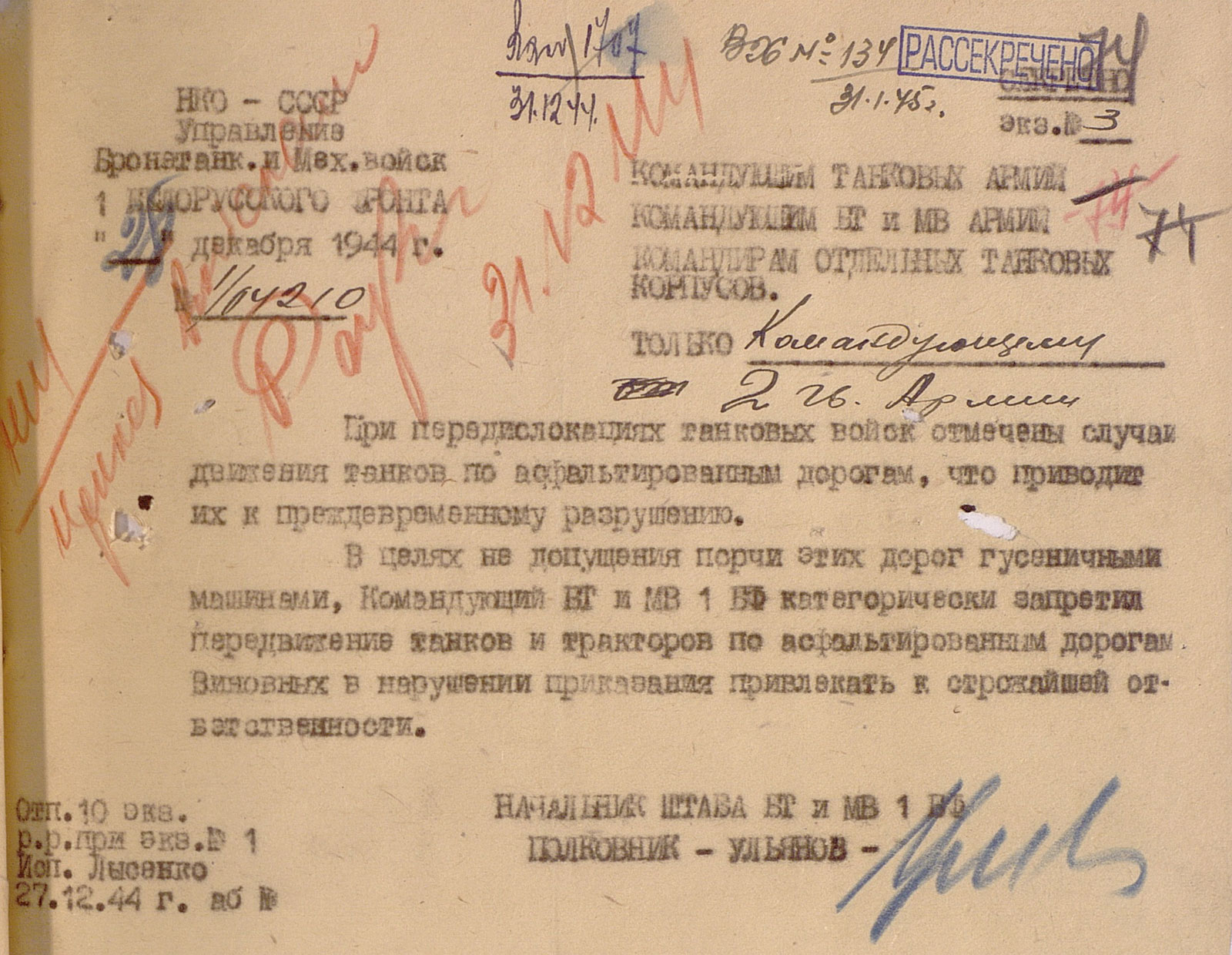 The Liberation of Poland. The price of victory