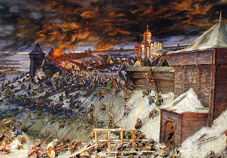 Какой русский город враги прозвали «злым»?