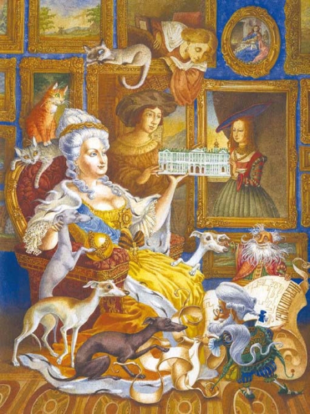 Хвостатые защитники Эрмитажа