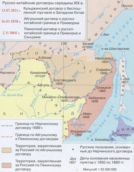 Краткий курс истории. Российско-китайская граница