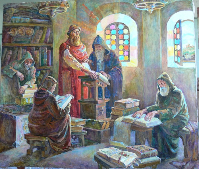 О. Гальчинська. Библиотека Ярослава Мудрого.