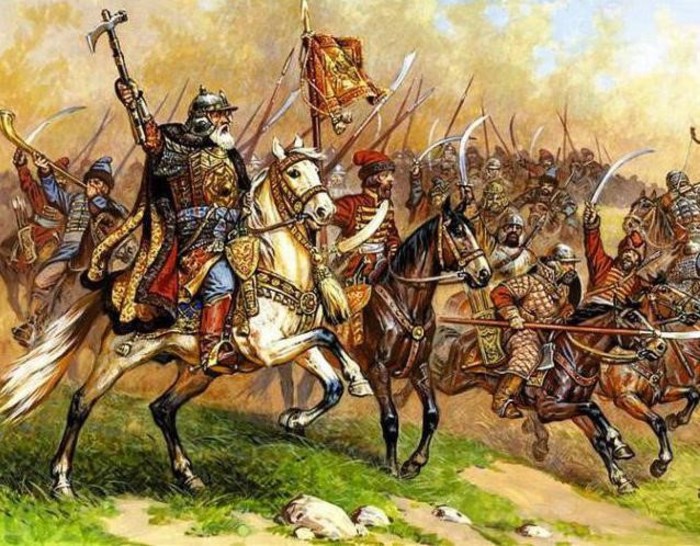  Русские всадники времен Ивана III. 