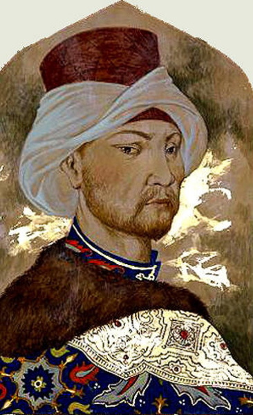 Портрет крымского хана Девлет Гирея I. Миниатюра XVI века
