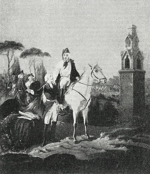 Суворов в Италии. Рисунок из «Военной энциклопедии» И.Д. Сытина. 1913 год