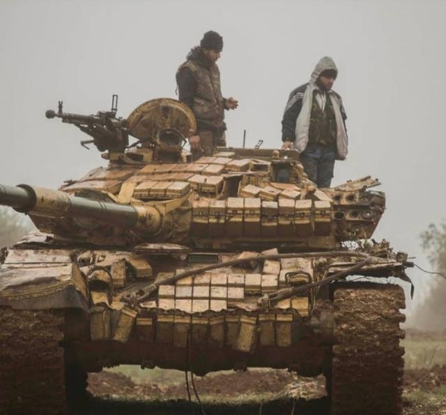 На Т-72 в Сирии